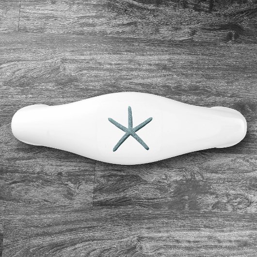 Zeester met blauwe vinger keramische ladegreep