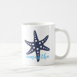 Zeester Middernacht Blauw Naam Koffiemok