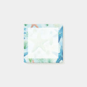 Zeester Naadloos Patroon Post-it® Notes (Voorkant)