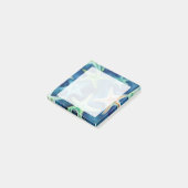 Zeester Naadloos Patroon Post-it® Notes (Schuin)