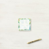 Zeester Naadloos Patroon Post-it® Notes (Op bureau)