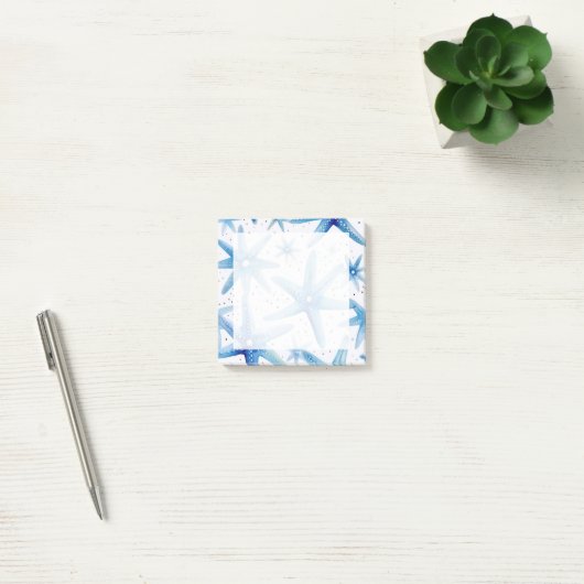 Zeester Naadloos Patroon Post-it® Notes (Kantoor)