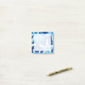 Zeester Naadloos Patroon Post-it® Notes (Op bureau)