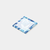 Zeester Naadloos Patroon Post-it® Notes (Schuin)