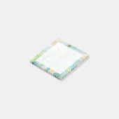 Zeester Naadloos Patroon Post-it® Notes (Schuin)