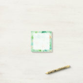 Zeester Naadloos Patroon Post-it® Notes (Op bureau)