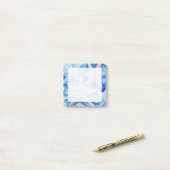 Zeester Naadloos Patroon Post-it® Notes (Op bureau)