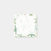 Zeester Naadloos Patroon Post-it® Notes (Voorkant)