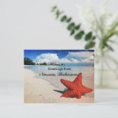 Zeester, Nassau, Bahama's Briefkaart (Staand voorkant)