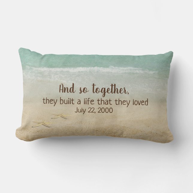 zeester op de waterverf kussen (Voorkant)