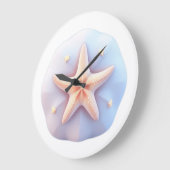 Zeester op een unieke-vormige steen grote klok (Hoek)