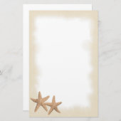 Zeester op het strand briefpapier (Voorkant / Achterkant)