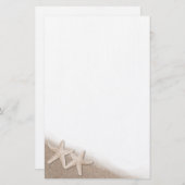 Zeester op het strand briefpapier (Voorkant / Achterkant)