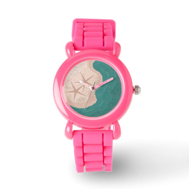 Zeester op het Strand Horloge (Voorkant)