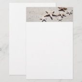 Zeester op zand briefpapier (Voorkant / Achterkant)