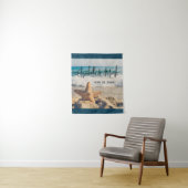 Zeester op zandstrand Foto Huwelijk Wandkleed (In situ)