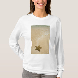 Zeester op zandstrand, Gibbs Cay Land T-shirt