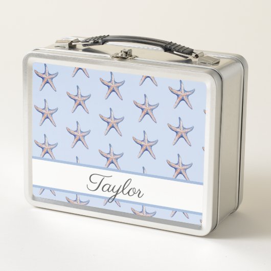 Zeester Patroon Strand Marine Custom Name (Voorkant)