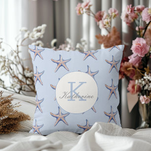 Zeester Patroon Strand Marine Custom Name Kussen