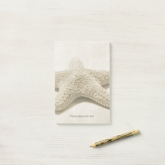 Zeester Persoonlijk Post-it® Notes (Op bureau)