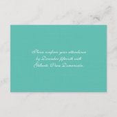 Zeester Rustieke Strand Bruiloft Informatiekaartje (Achterkant)