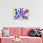 Zeester Schilderij op Canvas Afdruk (Insitu (Woonkamer))