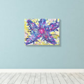Zeester Schilderij op Canvas Afdruk (Insitu (Houten vloer))