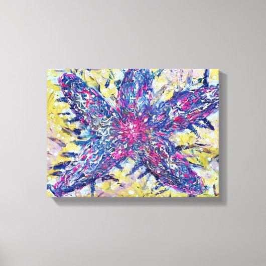 Zeester Schilderij op Canvas Afdruk (Voorkant)