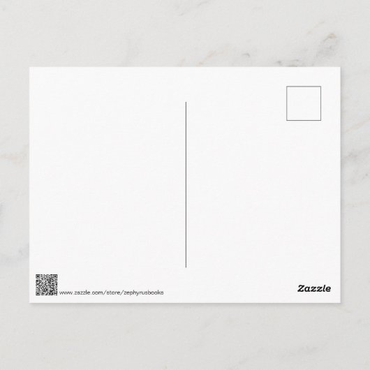 Zeester - Sherman Denton Fish Lithograph Briefkaart (Achterkant)