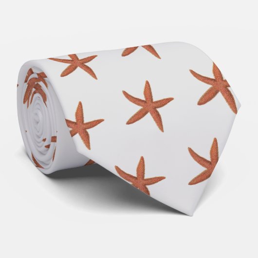 Zeester - Sherman Denton Fish Lithograph Stropdas (Opgerold)