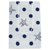 Zeester Stip Dans Medium Cadeauzakje (Achterkant)