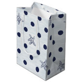 Zeester Stip Dans Medium Cadeauzakje (Achterkant Gekanteld)