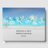 Zeester strand blauwe wateren tropische register gastenboek (Voorkant)