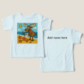 Zeester Superstar - Celebrity Beach T-shirt voor k (Ontwerp Voorkant & Achterkant)