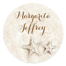 Zeester Tekening Strand Bruiloft