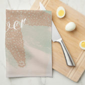 zeester van de mint oceaan theedoek (Quarter Fold)