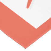 Zeester Vrolijk Kerstmis Wit Koraal Sinaasappel 20 Tafelkleed (Gekanteld)