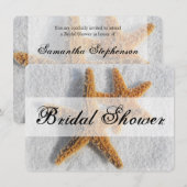 Zeester Zand Strand Oceaan Thema Vrijgezellenfeest Kaart (Voorkant / Achterkant)