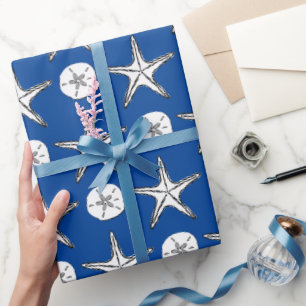 Zeester Zanddollar Patroon Cadeaupapier
