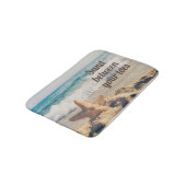 Zeester Zeerond Strand Zand Tussen Tenen Badmat (Gekanteld)
