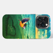 Zeester - Zeevogel - Liefde iPhone Hoesje (Achterkant horizontaal)