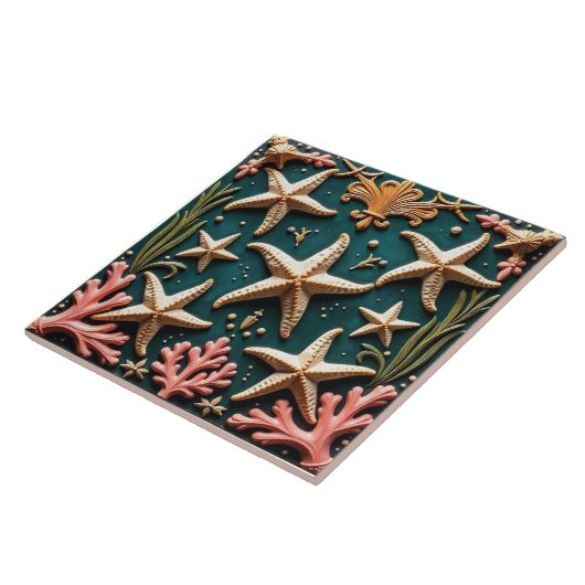 zeestergrot tegeltje (Zijkant)