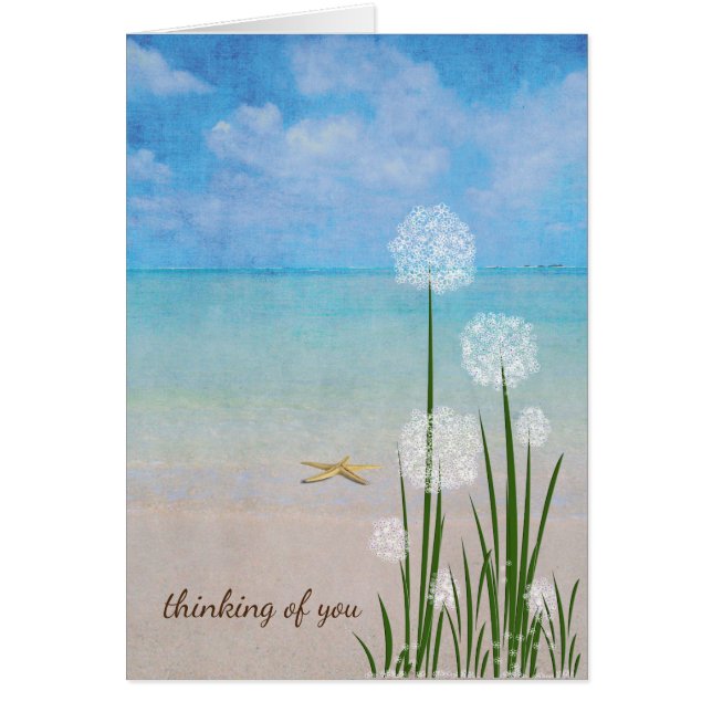 zeesterkreeft en strandbloemen (Voorkant)