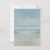 zeesterkreeft met net RSVP kaartje (Achterkant)