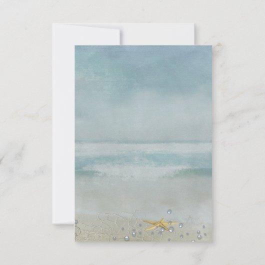 zeesterkreeft met net RSVP kaartje (Achterkant)