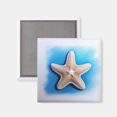 Zeesterktekeningen met kleurpotloden magneet (Voorkant / Achterkant)