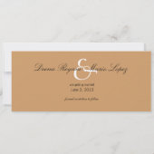 Zeesterpaar Strand Bruiloft Save the Date (Achterkant)