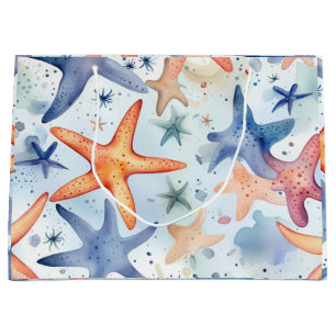 Zeesterren aquarel kunst Groot Cadeauzakje