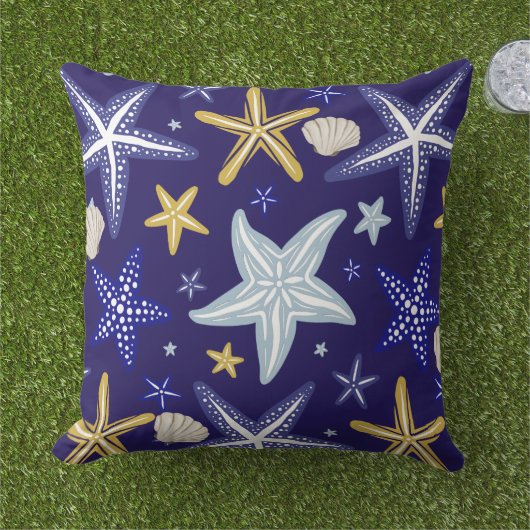 zeesterren buitenkussen (Gras)