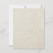 Zeesterren en Aqua Ribbon Receptiekaart RSVP Kaartje (Achterkant)